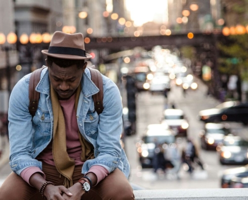 man looking for purpose; knowing God's Will